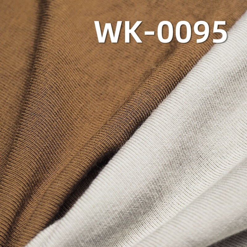 260g/m² Thermal Acrylic Knit Fabric | Thickened 1*1 Cashmere Rib | Double-Sided Stretch | Warm Base Layer ,Loungewear Fabric