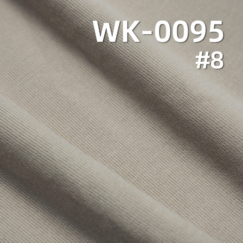 260g/m² Thermal Acrylic Knit Fabric | Thickened 1*1 Cashmere Rib | Double-Sided Stretch | Warm Base Layer ,Loungewear Fabric