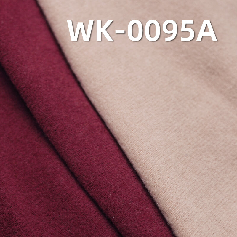 260g/m² Thermal Acrylic Ribbed Knit Fabric | 1*1 Thickened Cashmere Yarn | Fleece Texture | Double-Sided Ribbed Material | Loungewear & Thermal Base Layer Fabric