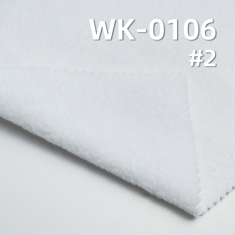 310g/m² Polyester Double-Sided Fleece | Anti-Static & Anti-Bacterial Knit Fabric for Fall & Winter