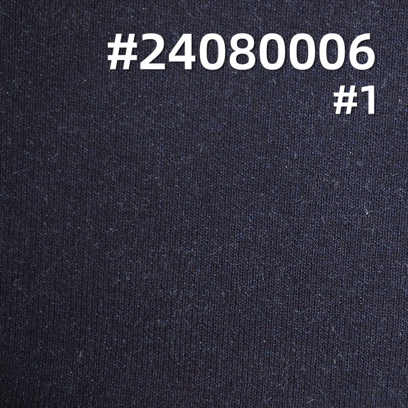 380g/m² Cotton Stretch Knit Denim | Indigo Loop Knit Denim for Fall/Winter | Fabric for Jeans & Jackets