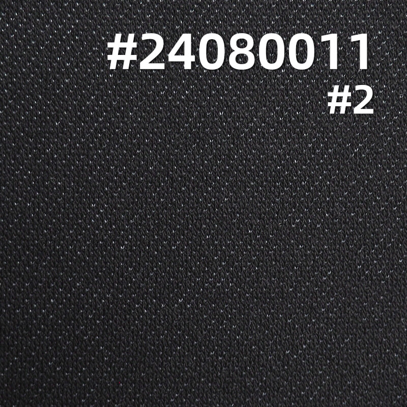 400g/m² Stretch Poly-Cotton Twill Fleece-Lined Knit Denim | Washable Indigo Denim for Jeans, Jackets, Coats