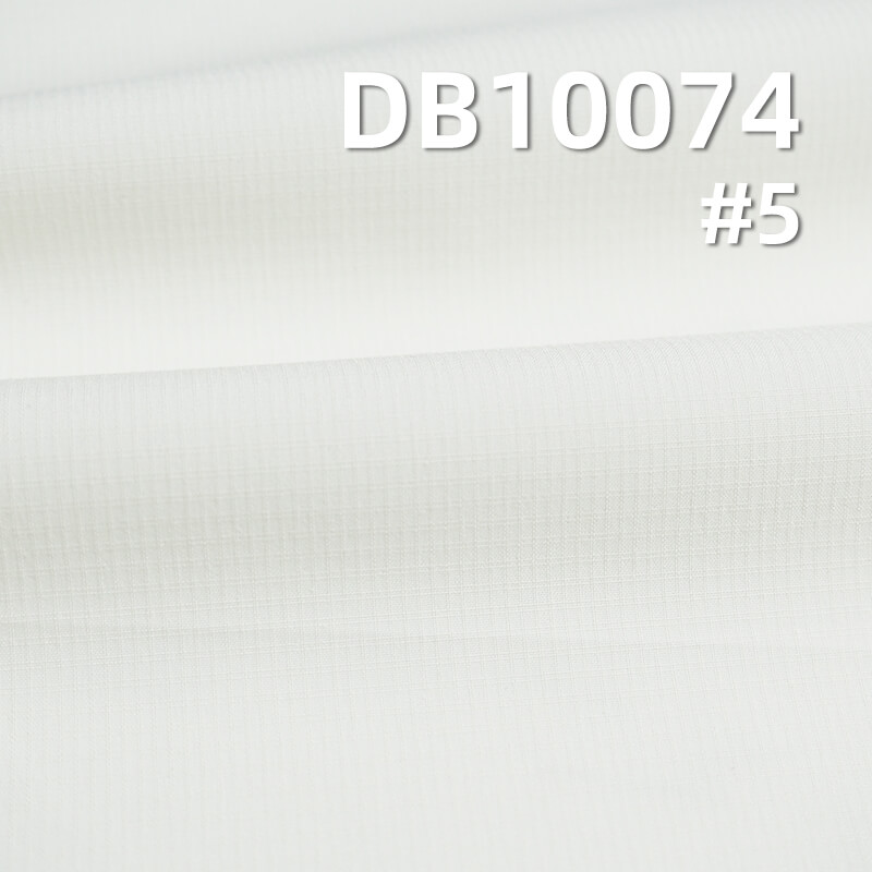 T400 Stretch Dyed Fabric | 130g/m² Double-Line Grid Cool Silk Cotton | Polyester Grid Fabric | Water-Resistant and Anti-Static | Fabric for Outdoor Jackets, Windbreakers, Coats