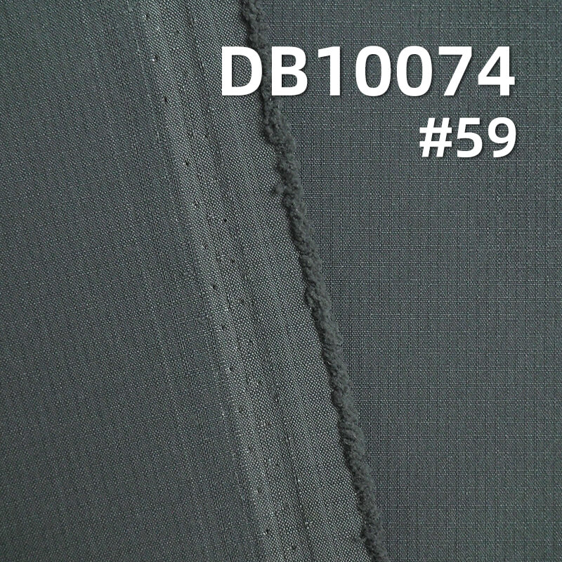 T400 Stretch Dyed Fabric | 130g/m² Double-Line Grid Cool Silk Cotton | Polyester Grid Fabric | Water-Resistant and Anti-Static | Fabric for Outdoor Jackets, Windbreakers, Coats