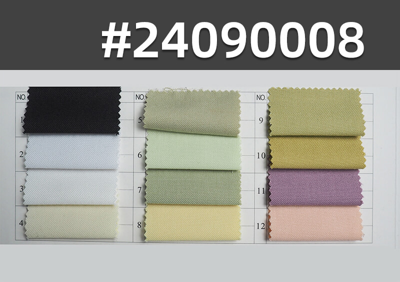 240g/m² Polyester Rayon Stretch Fabric | TR Bi-Stretch Twill | Suit, Skirt, Pants, Shirt, Uniform Material
