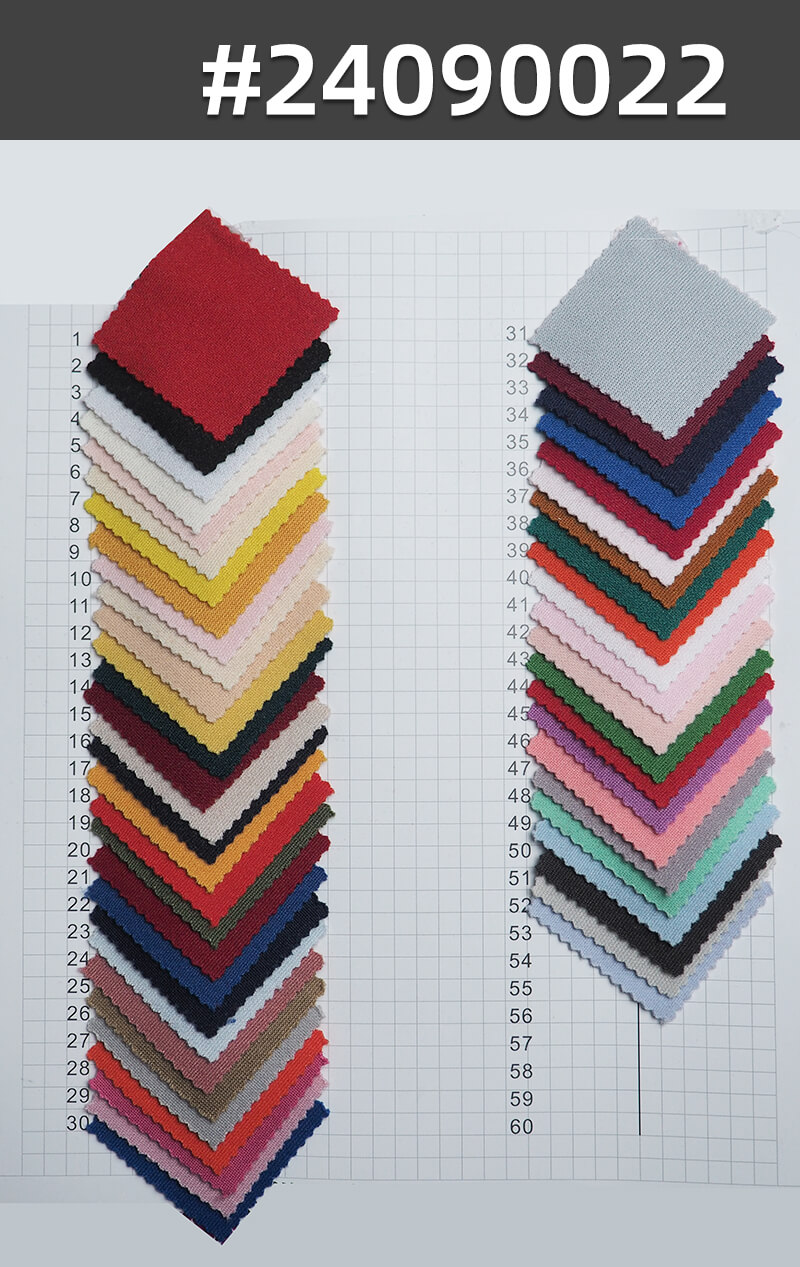 250g/m² Polyester Knit Fabric with Ammonia Air Layer | Double-Sided Elastic Fabric | Tops, Sportswear, Casual Outerwear