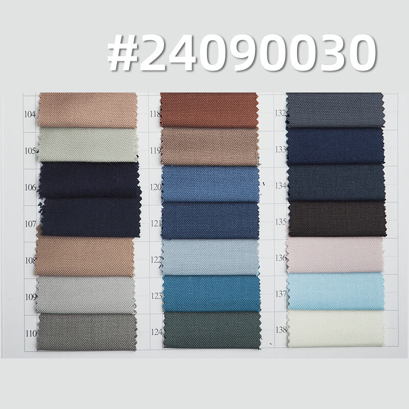 200g/m² Double-Sided Twill Fabric | TR Poplin | Dyed Polyester-Rayon Blend | Suits, Dresses, School Uniforms Fabric