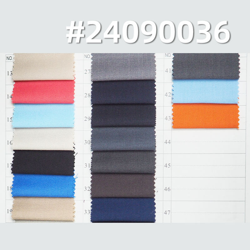 173g/m² Polyester-Rayon Dyed Fabric | Double-Faced Twill |TR Gabardine | Suit, Uniform, Set Fabric