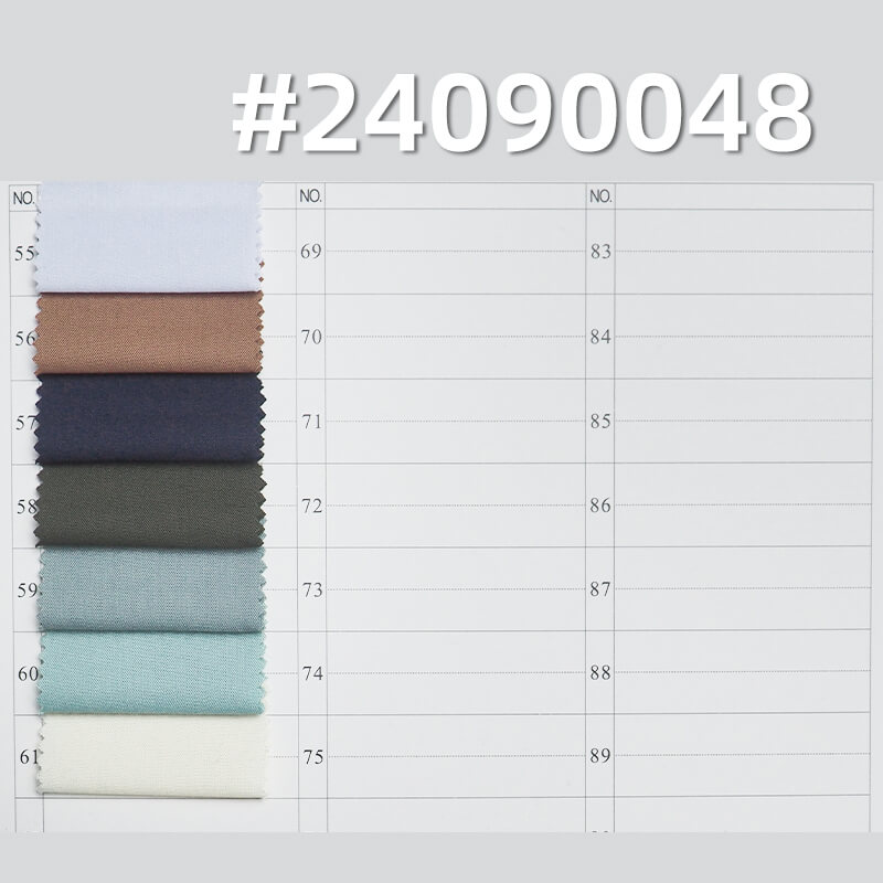 100% Polyester Microfiber | 107g/m² Ultra-Fine  Dyed Fabric |Shirt & Uniform Fabric