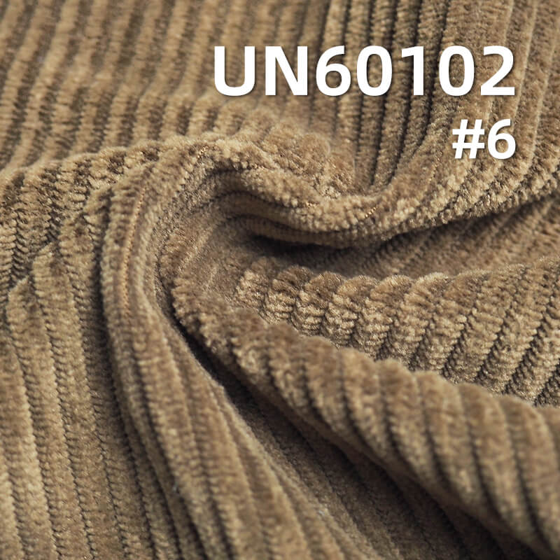 285g/m² Polyester Warp-Knitted  Wash-Free Corduroy |6 Wale | Hats, Pants, Skirts, Jackets Fabric