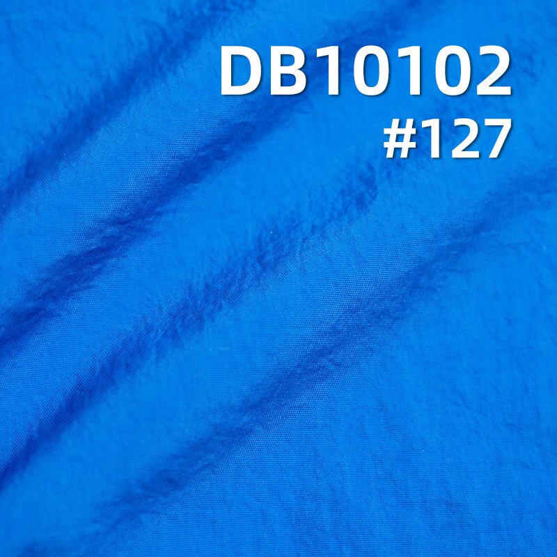 100% Nylon Dyed Fabric | 70D Cotton-like Crinkled Fabric | 95g/m² Lightweight Water-repellent Nylon | Outdoor Jackets, Windbreakers, Sun Protection Fabric