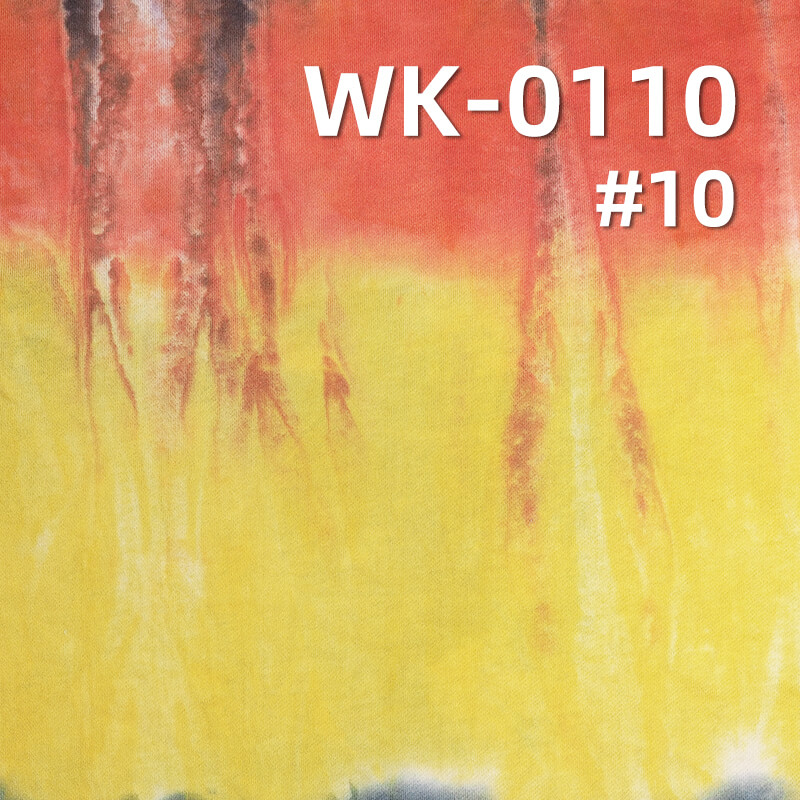 Cotton Tie-Dye Sweatshirt Fabric | 320g/m² Thick Knit Hoodie Fabric | Fall/Winter Sportswear & Outerwear  Fabric