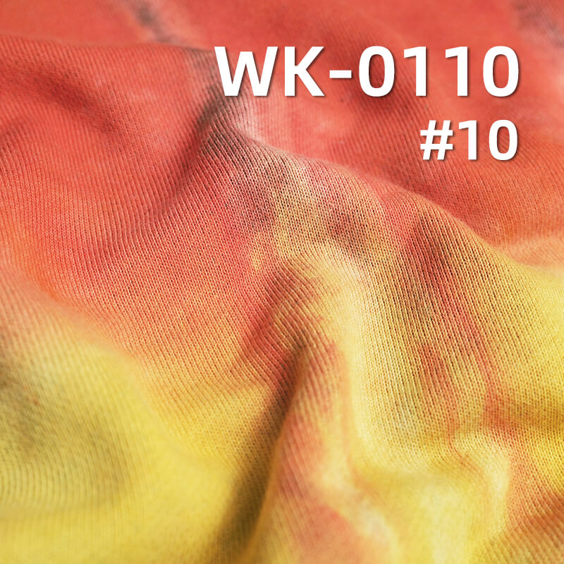 Cotton Tie-Dye Sweatshirt Fabric | 320g/m² Thick Knit Hoodie Fabric | Fall/Winter Sportswear & Outerwear  Fabric