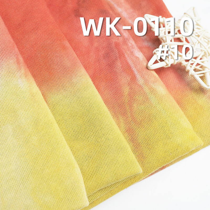 Cotton Tie-Dye Sweatshirt Fabric | 320g/m² Thick Knit Hoodie Fabric | Fall/Winter Sportswear & Outerwear  Fabric