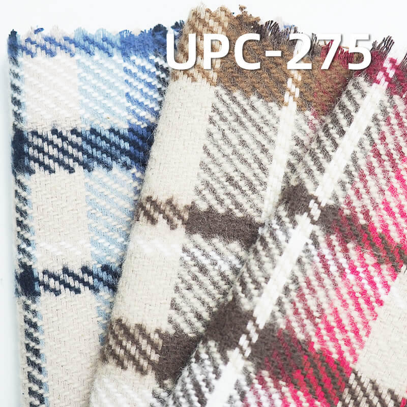 Yarn-Dyed Check Fabric | 280g/m² Thickened Cotton Fabric | Autumn Winter Brushed Cotton | School Style Skirts & Plaid Shirts Material