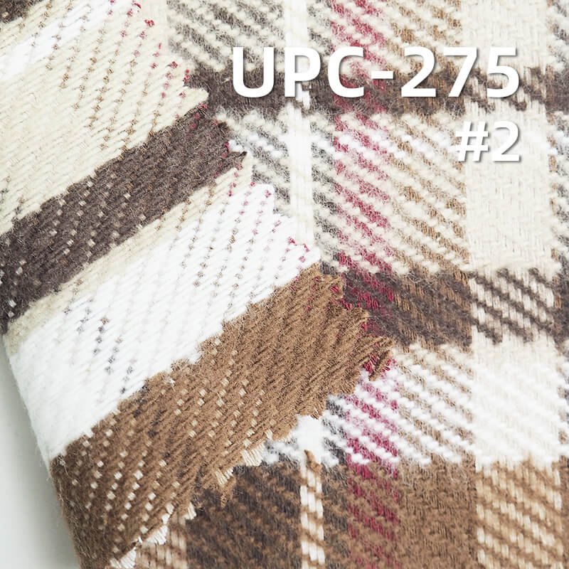 Yarn-Dyed Check Fabric | 280g/m² Thickened Cotton Fabric | Autumn Winter Brushed Cotton | School Style Skirts & Plaid Shirts Material