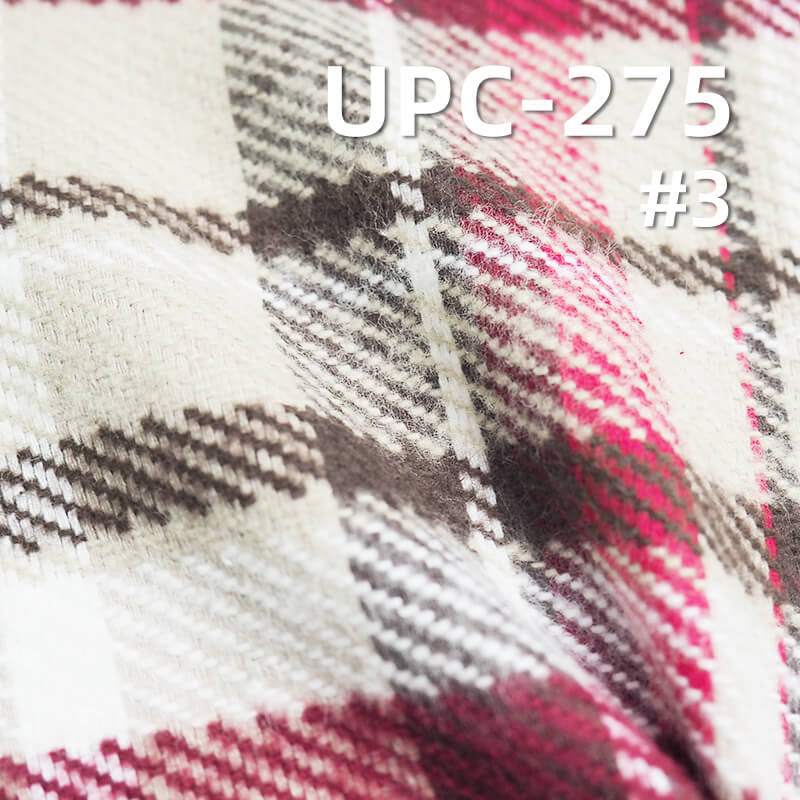 Yarn-Dyed Check Fabric | 280g/m² Thickened Cotton Fabric | Autumn Winter Brushed Cotton | School Style Skirts & Plaid Shirts Material