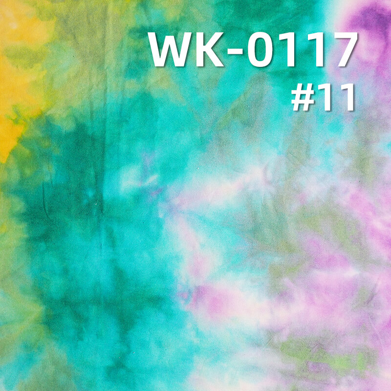 180g/m² Combed Cotton Knit Fabric | 21S Single Jersey Tie-Dye T-Shirt & Undershirt Material