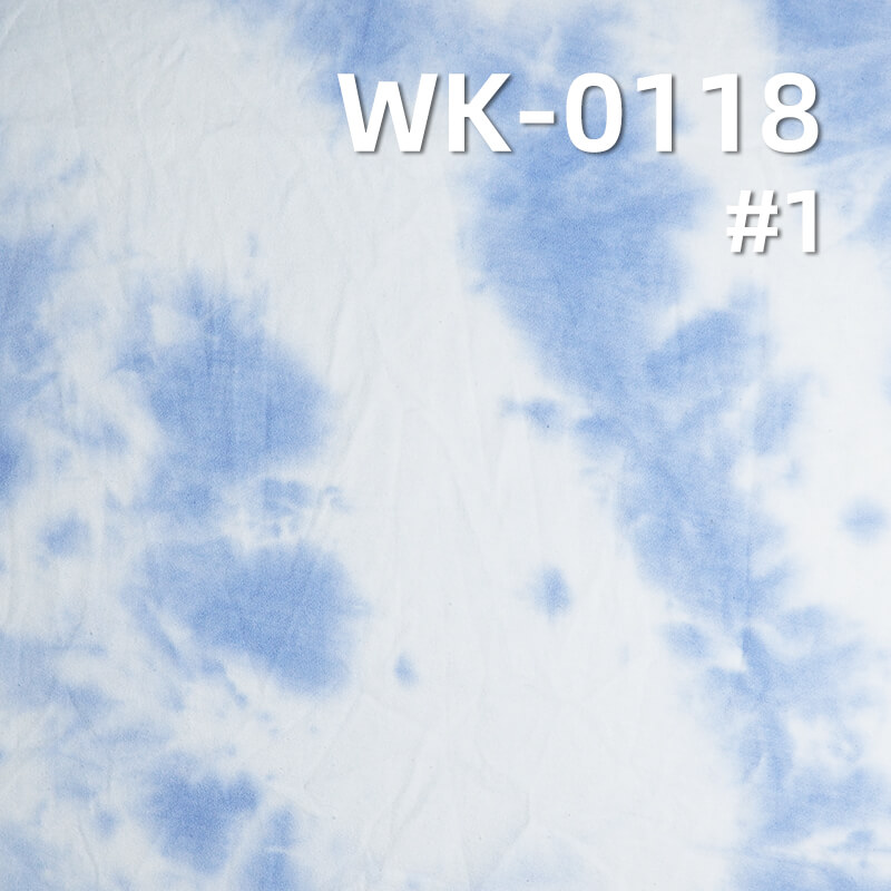 230g/m² Combed Cotton Knit Fabric | 32S Double Yarn Tie-Dye T-Shirt & Undershirt Material