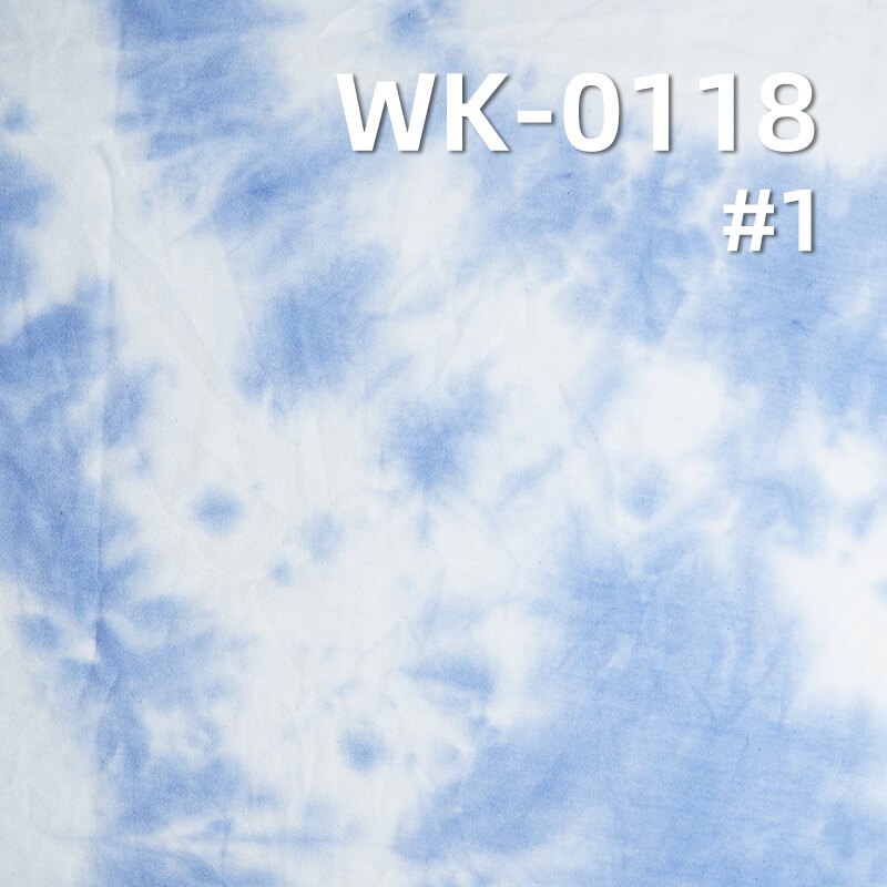 230g/m² Combed Cotton Knit Fabric | 32S Double Yarn Tie-Dye T-Shirt & Undershirt Material