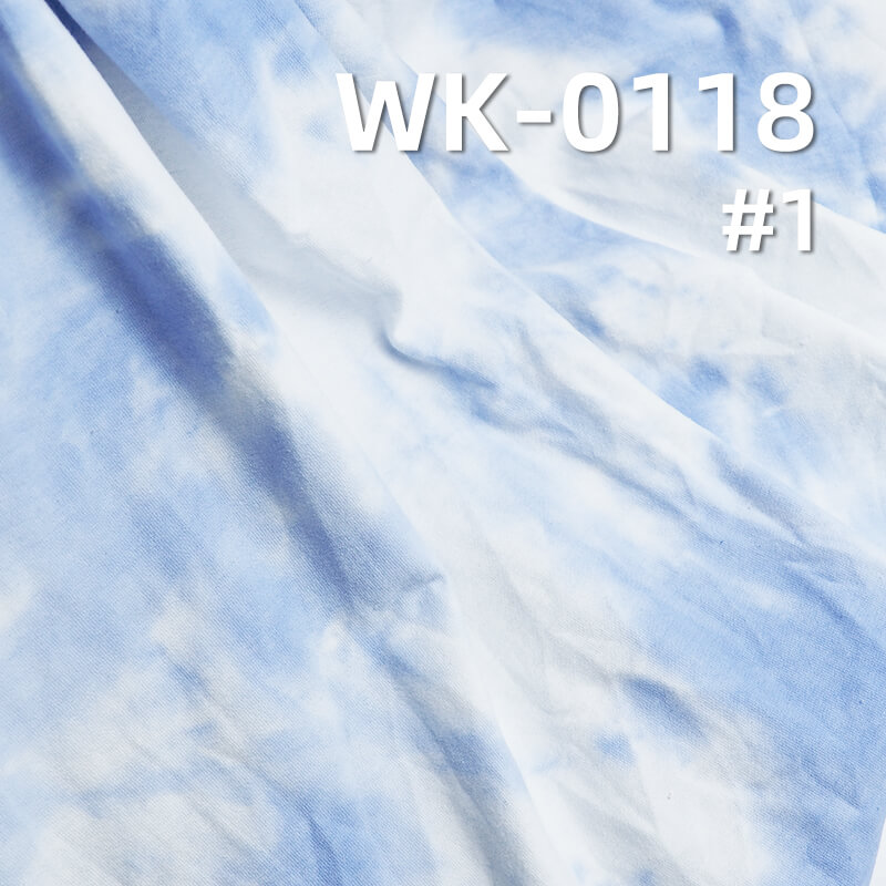 230g/m² Combed Cotton Knit Fabric | 32S Double Yarn Tie-Dye T-Shirt & Undershirt Material