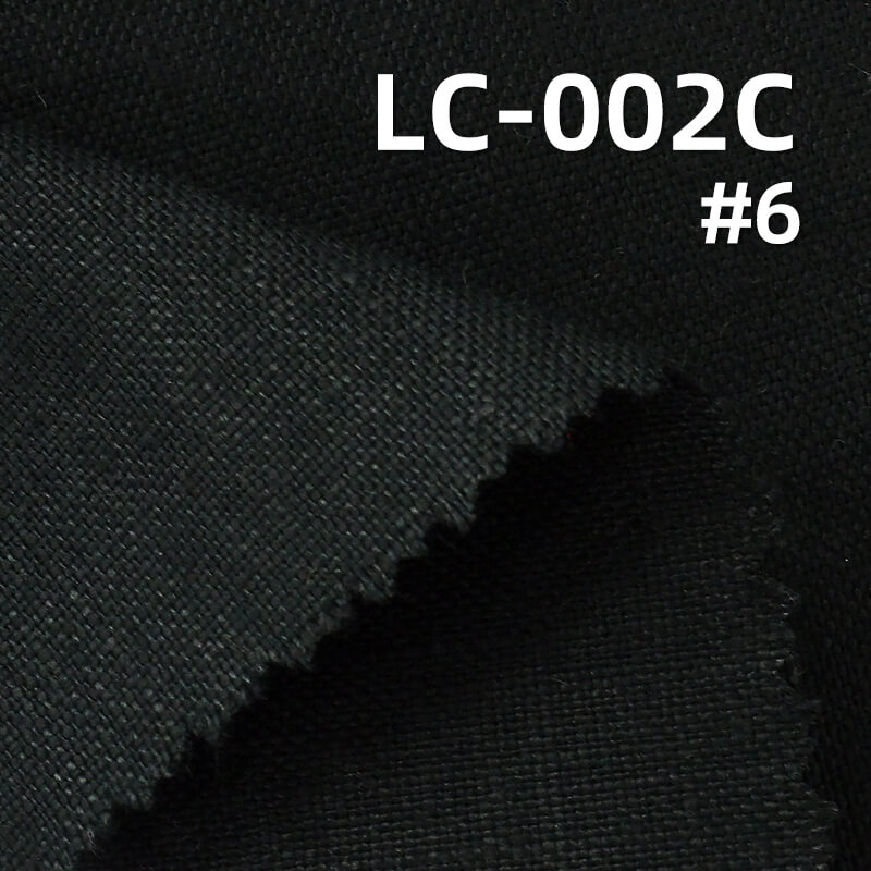 Linen Cotton Plain Weave | 170g/m² Spring-Summer Linen Cotton Fabric | Forest Style | Skirts, Tops, Apparel Fabric