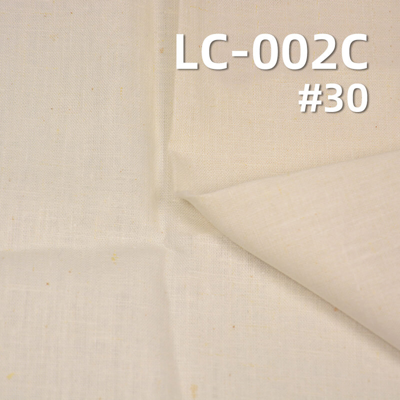 Linen Cotton Plain Weave | 170g/m² Spring-Summer Linen Cotton Fabric | Forest Style | Skirts, Tops, Apparel Fabric