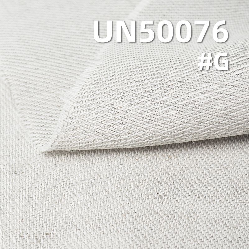 Cotton-Rain Dew Linen Double-Faced Twill Fabric | 220g/m² Cotton-Linen Dyeing Fabric | Rain Dew Linen-Cotton Two-Tone Fabric