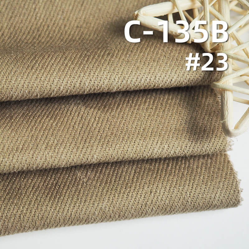 100% Cotton Warp Slub Snowflake Fleece Twill | 320g/m² Thick Dyed Fabric | 3/1 "Z" Twill Cotton for Pants, Skirts, Coats, Hats