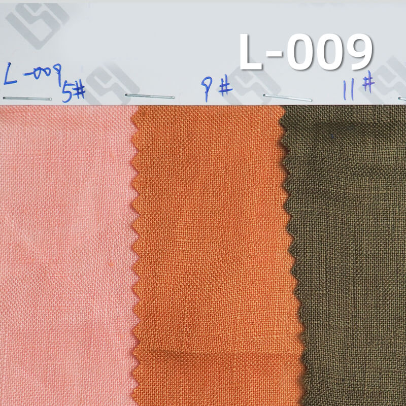 All-Linen Fabric | 120g/m² Plain Weave Linen Dyed Cloth | Solid-Color Fresh Style | Hanfu, Dress, and Shirt Material