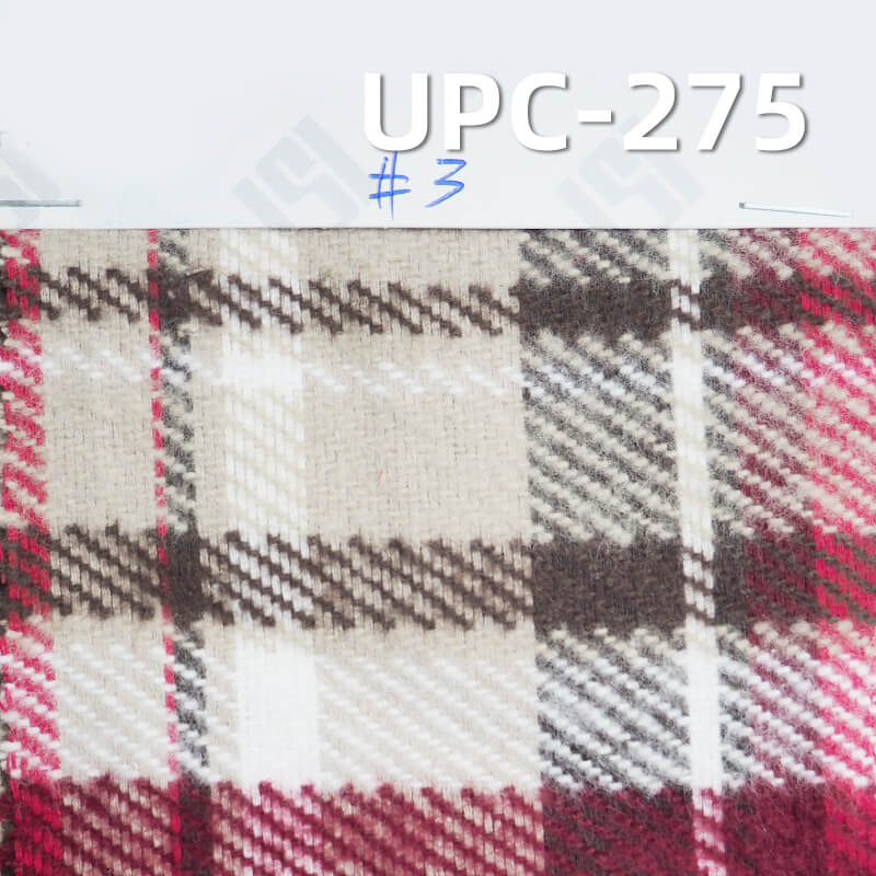 Yarn-Dyed Check Fabric | 280g/m² Thickened Cotton Fabric | Autumn Winter Brushed Cotton | School Style Skirts & Plaid Shirts Material