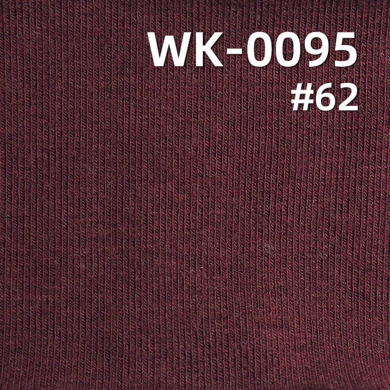 260g/m² Thermal Acrylic Knit Fabric | Thickened 1*1 Cashmere Rib | Double-Sided Stretch | Warm Base Layer ,Loungewear Fabric