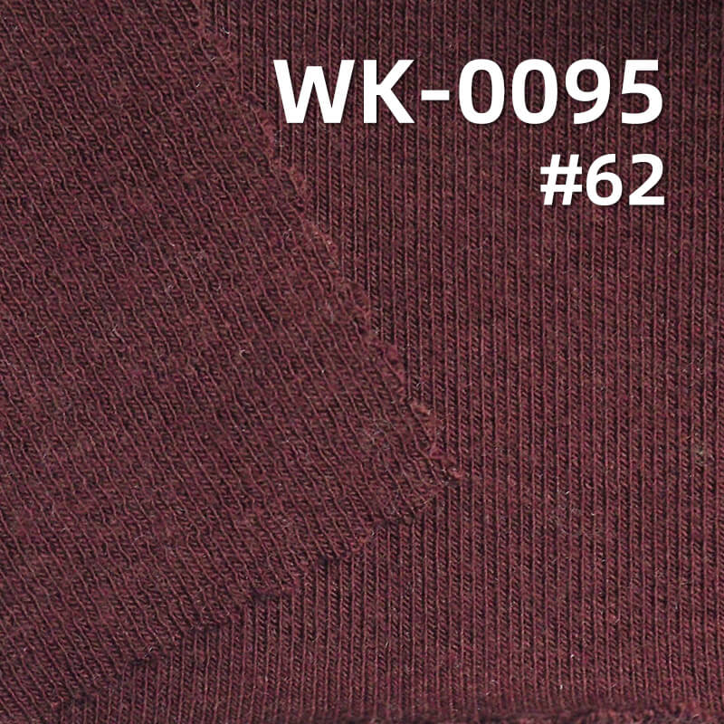 260g/m² Thermal Acrylic Knit Fabric | Thickened 1*1 Cashmere Rib | Double-Sided Stretch | Warm Base Layer ,Loungewear Fabric