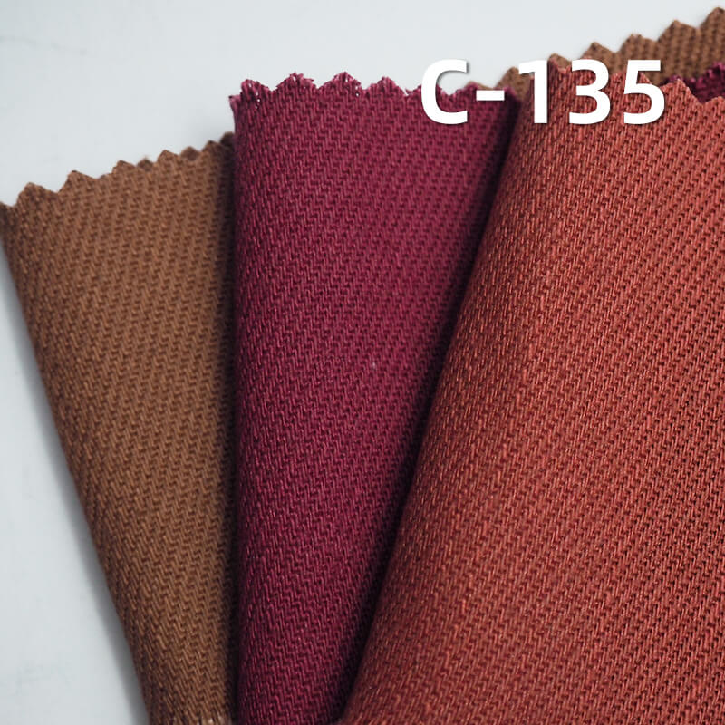 320g/m² 100% Cotton Slub Dyed Fabric | Heavy Twill | Cotton Canvas | Bag, Workwear, Casual Jacket Fabric