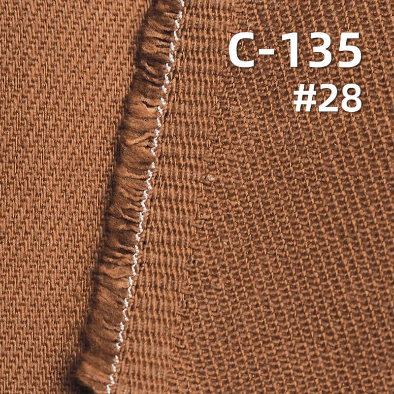 320g/m² 100% Cotton Slub Dyed Fabric | Heavy Twill | Cotton Canvas | Bag, Workwear, Casual Jacket Fabric