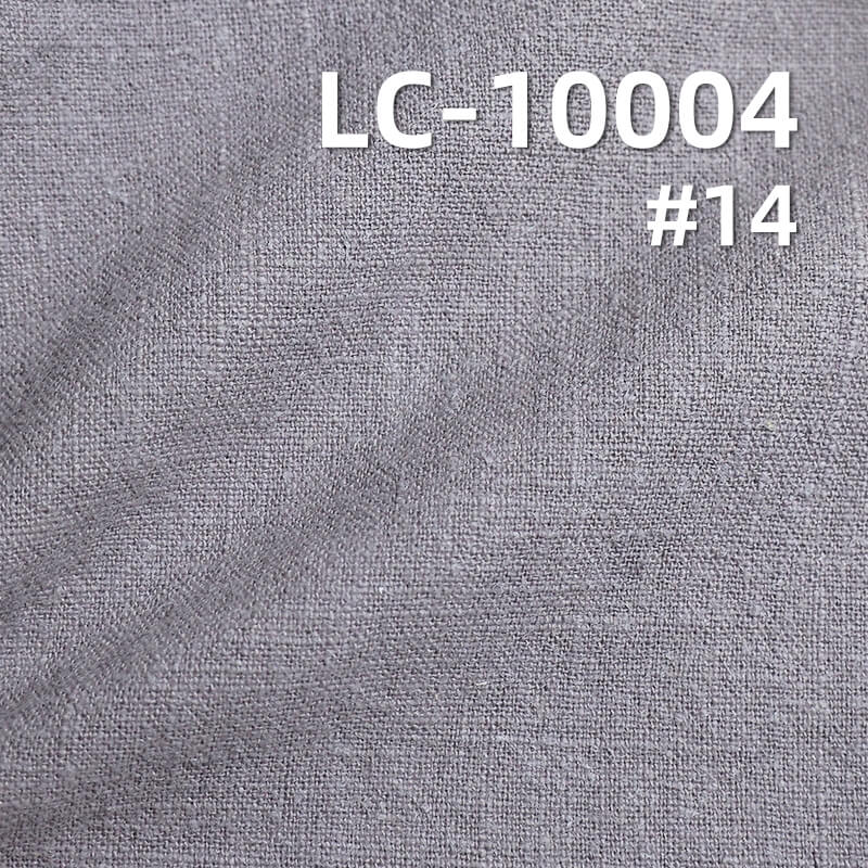 240g/m² Plain Weave Wash Ramie Cotton Fabric | Vintage Solid Color for Hanfu, Pants, Shirts, Skirts