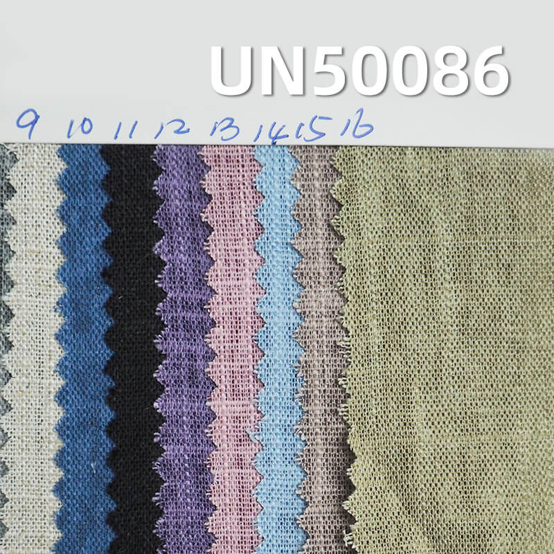 Rayon-Linen Blend Fabric | 180g/m² Dyed Fabric | Woven Solid Color Linen Material | Hanfu, Skirt, Top Fabric