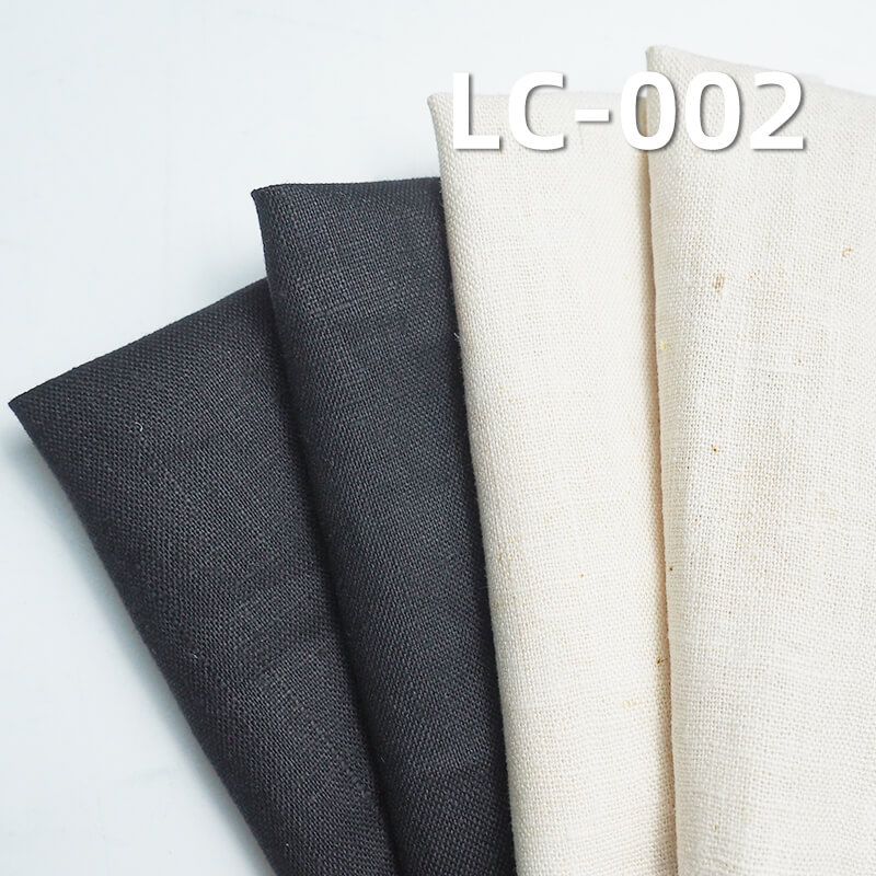 170g/m² Linen-Cotton Plain Weave Fabric | Spring/Summer Dyed Material for Dresses, Tops, Pants