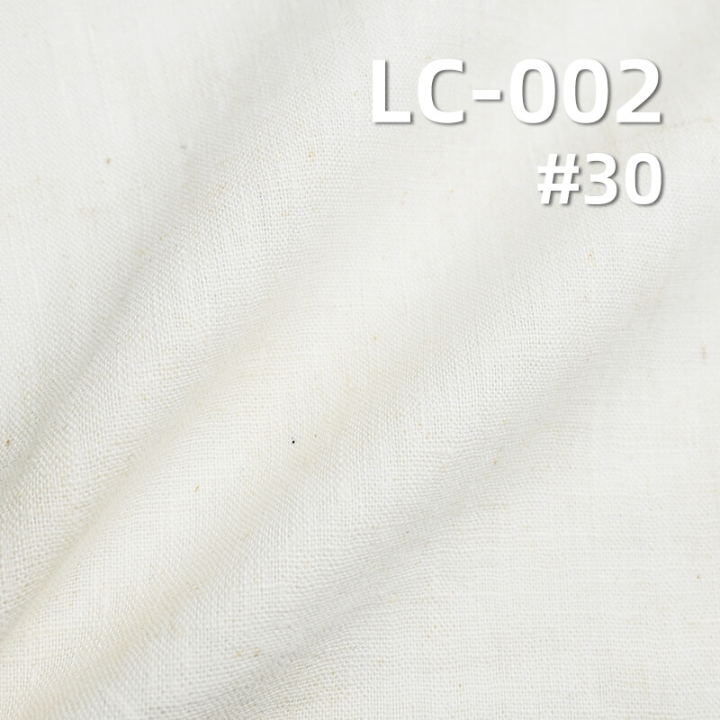 170g/m² Linen-Cotton Plain Weave Fabric | Spring/Summer Dyed Material for Dresses, Tops, Pants