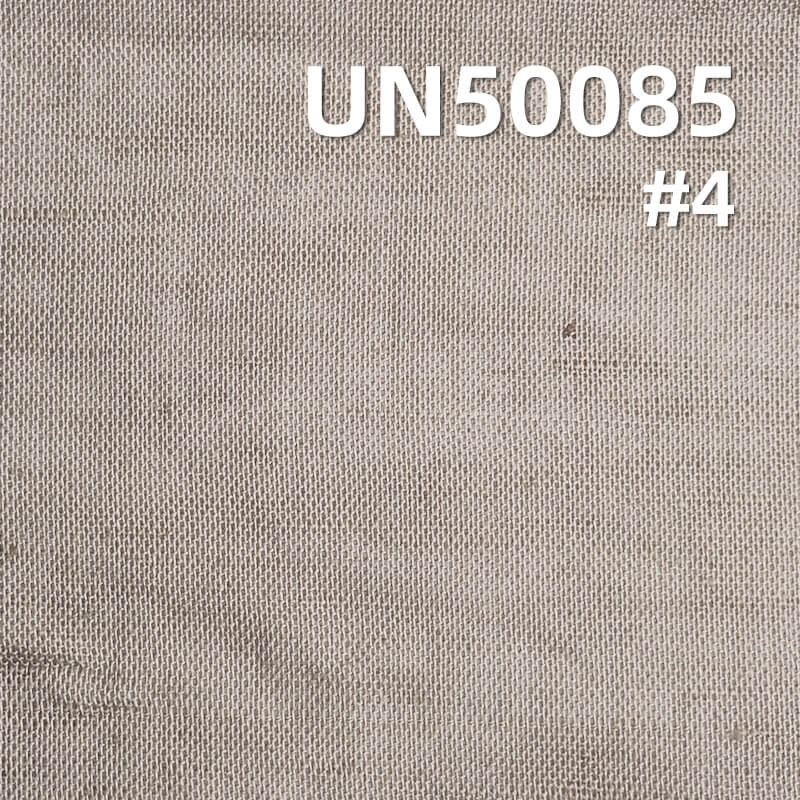 Linen Cotton Blend Fabric | 90g/m² Solid Plain Weave | Spring-Summer Dyed Fabric for Dresses, Tops, Hanfu