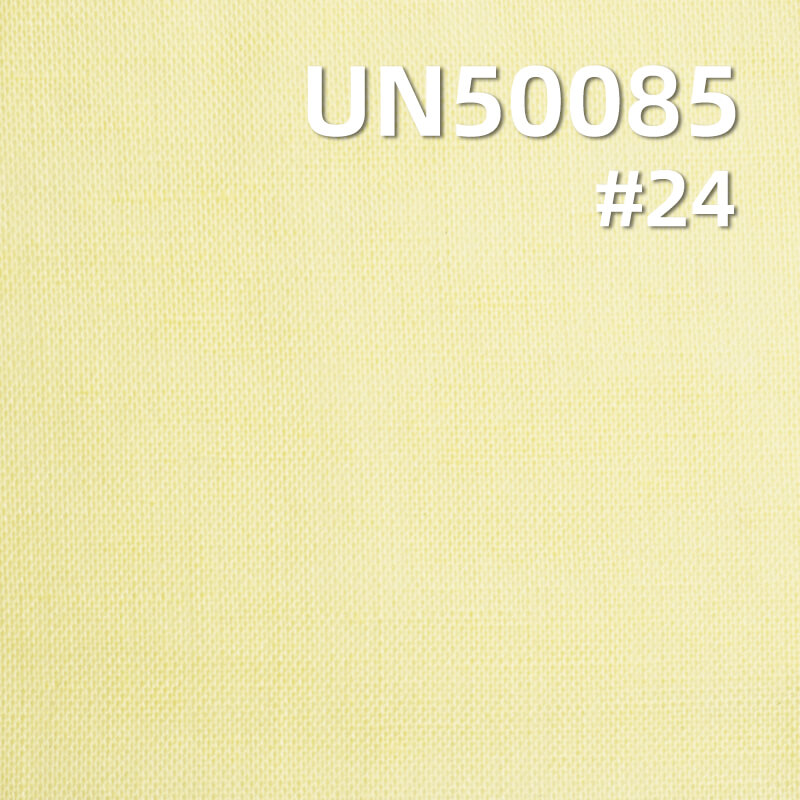 Linen Cotton Blend Fabric | 90g/m² Solid Plain Weave | Spring-Summer Dyed Fabric for Dresses, Tops, Hanfu