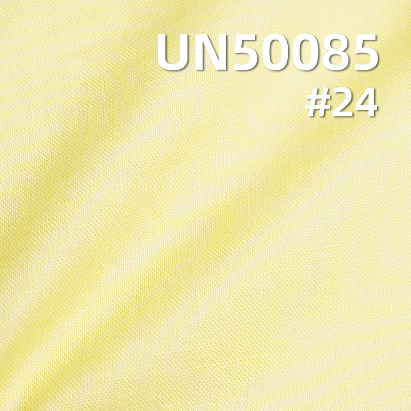 Linen Cotton Blend Fabric | 90g/m² Solid Plain Weave | Spring-Summer Dyed Fabric for Dresses, Tops, Hanfu