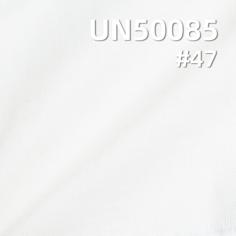 Linen Cotton Blend Fabric | 90g/m² Solid Plain Weave | Spring-Summer Dyed Fabric for Dresses, Tops, Hanfu