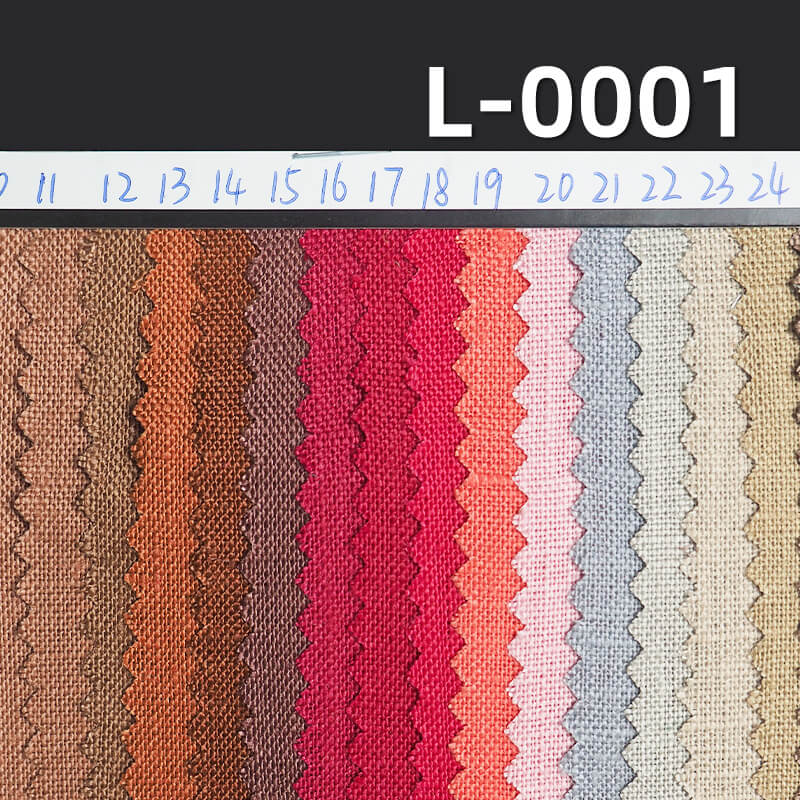 Linen Plain Weave Fabric | 206g/m² Heavyweight Dyed Fabric | Solid Color | Dresses, Pants, Tops Fabric