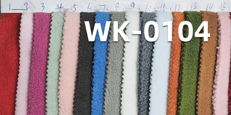 340g/m² 100% Polyester Knit Fabric | Double-Brushed Double-Sided Fleece | Antistatic & Antibacterial |Warm Sweatshirts, Outerwear Fabric