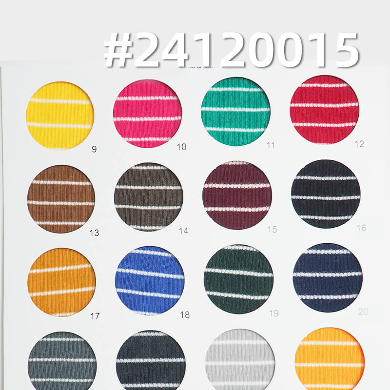 Knit Striped Fabric | Snake Bone Pattern Stretch Knit | Textured Pleated Stripe Fabric | Top, T-Shirt, Base Layer Fabric