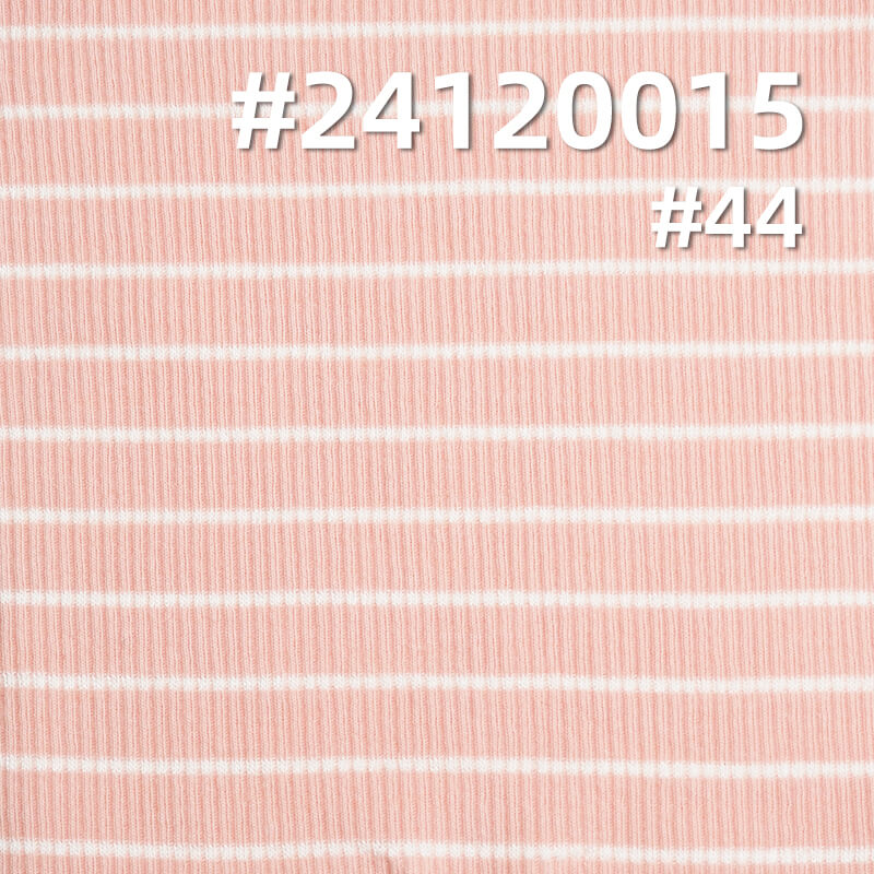 Knit Striped Fabric | Snake Bone Pattern Stretch Knit | Textured Pleated Stripe Fabric | Top, T-Shirt, Base Layer Fabric