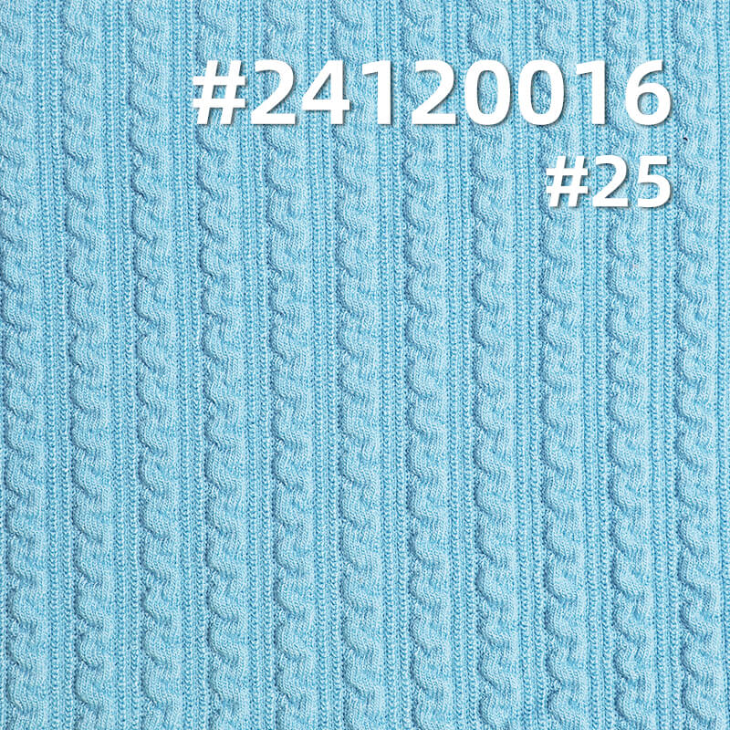 Knit Jacquard Fabric | 320g/m² Fashion Twisted Stripe Knit | TR Stretch Jacquard Fabric | Skirts, Casual Wear, Women's Tops Fabric