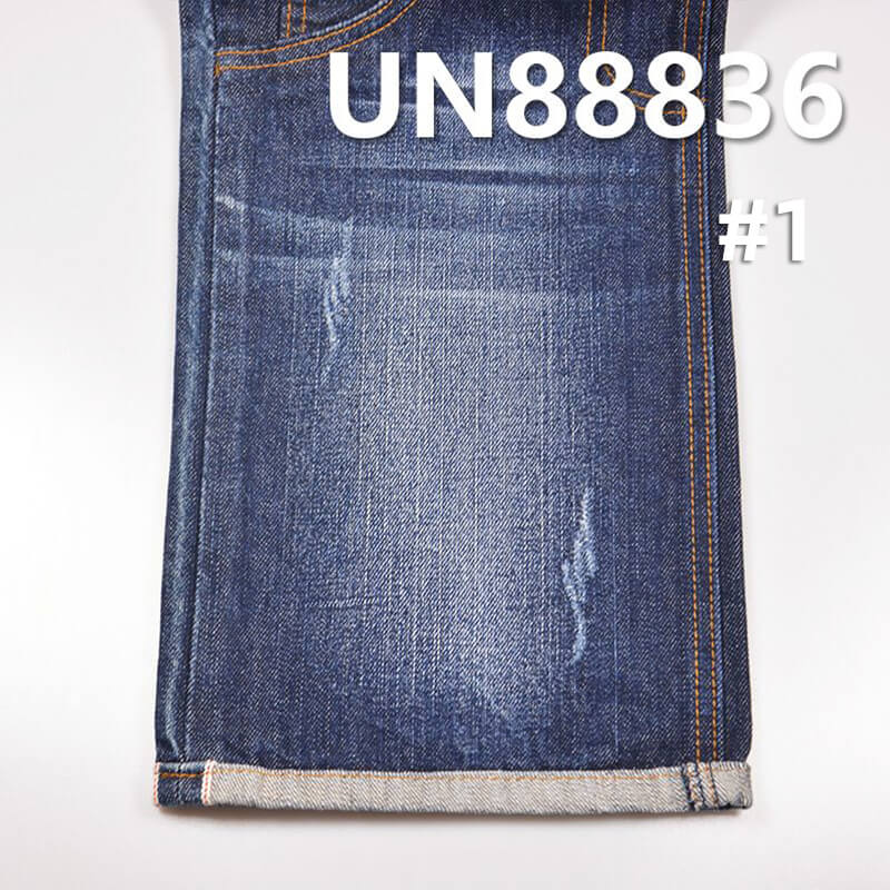 100% Cotton Selvedge Denim | 12.8oz Slub Cotton 3/1"Z" Twill | Jeans, Trendy Denim Jackets Fabric