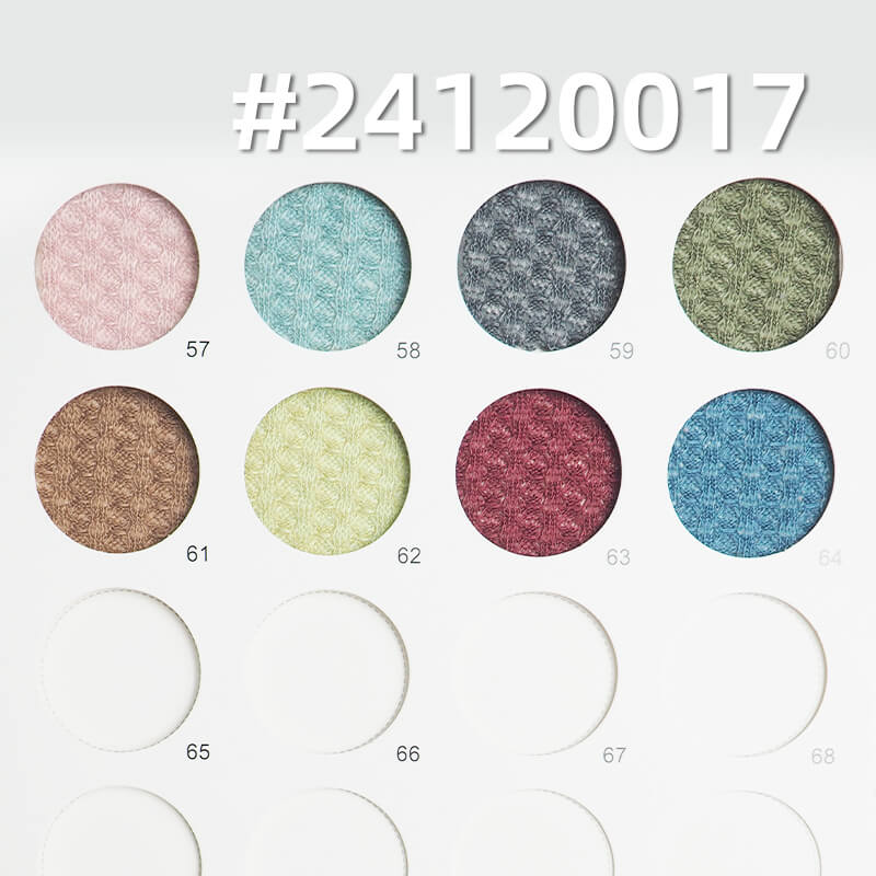 Knit Waffle Fabric | 220g/m² Stretch Jacquard Knit | Textured Waffle Weave |Cardigan, Jacket, Top Fabric